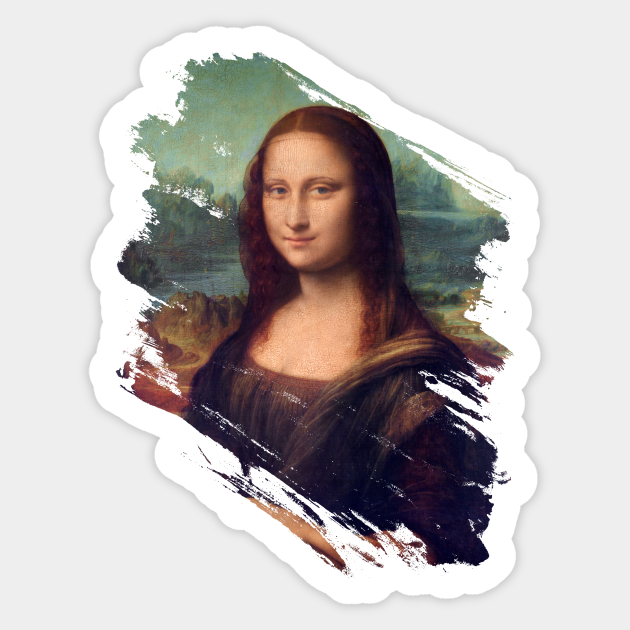 Mona Lisa Mona Lisa Sticker Teepublic 8111